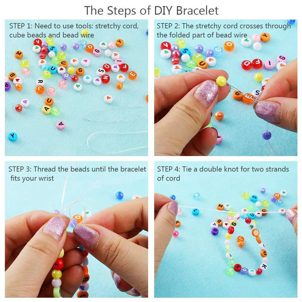 1300pcs Acrylic Beads A-Z English Alphabet Craft Beads Jewelery Making Kits for Girls DIY Bracelet Children Games
1300pcs Acrylic Beads A-Z English Alphabet Craft Beads Jewelery Making Kits for Girls DIY Bracelet Children Games