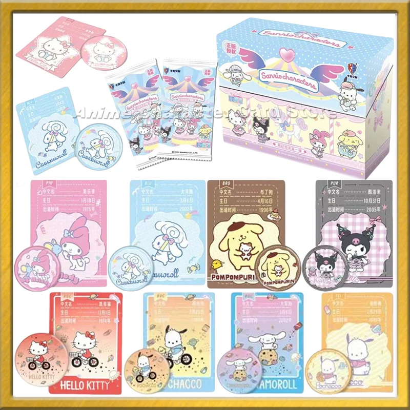 Sanrio Family Card Cartoon Kuromi Hello Kitty My Melody Cinnamoroll Collection Trading Cards Children Cute Toy Christmas Gifts
Sanrio Family Card Cartoon Kuromi Hello Kitty My Melody Cinnamoroll Collection Trading Cards Children Cute Toy Christmas Gifts