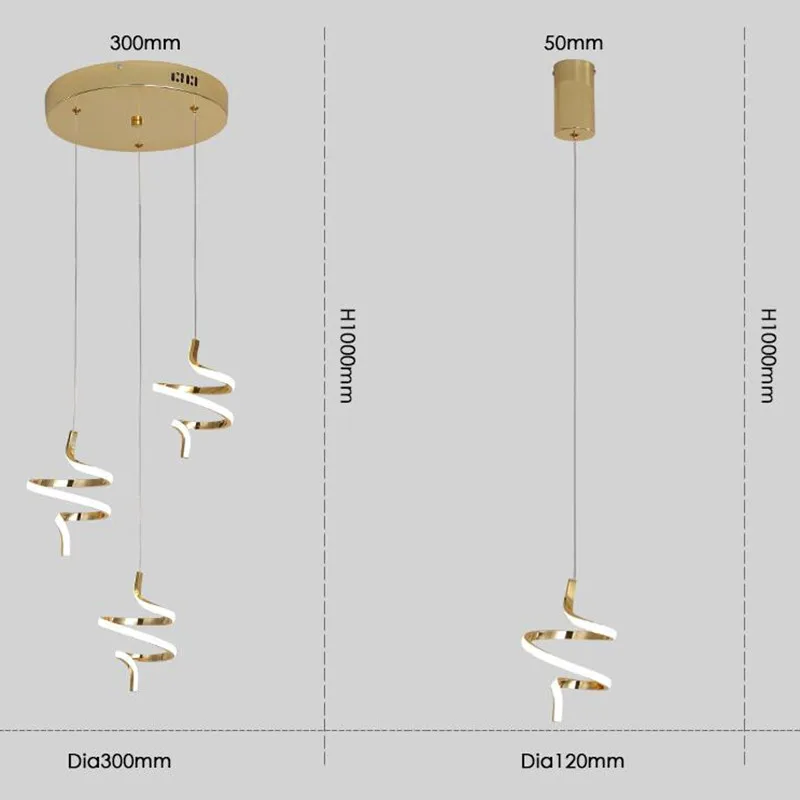 Gold chrome plating led pendant lights modern design for Restaurant Pendant lamps Bedroom kitchen Hanging lamp indoor lighting
Gold chrome plating led pendant lights modern design for Restaurant Pendant lamps Bedroom kitchen Hanging lamp indoor lighting