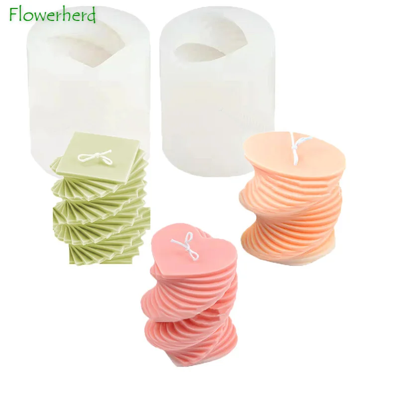 New Scented Candle Making Supplies Heart Love Square Oval Spiral Column Silicone Scented Gypsum Candle Mold Resin Mould
New Scented Candle Making Supplies Heart Love Square Oval Spiral Column Silicone Scented Gypsum Candle Mold Resin Mould