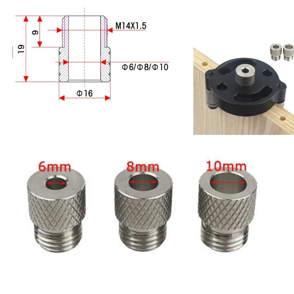 1/3pcs Doweling Jig Drill Sleeve Pocket Hole Jig Drill Sleeve For Hole Drilling Locator Drill Guide Bushing Woodworking 6/8/10mm
1/3pcs Doweling Jig Drill Sleeve Pocket Hole Jig Drill Sleeve For Hole Drilling Locator Drill Guide Bushing Woodworking 6/8/10mm