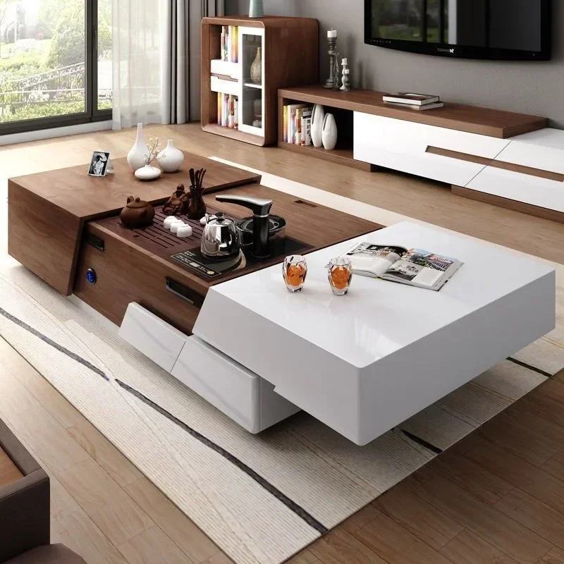 Multi-functional coffee table, TV cabinet, combination of modern and simple Nordic living room, small apartment, intelligent lif
Multi-functional coffee table, TV cabinet, combination of modern and simple Nordic living room, small apartment, intelligent lif