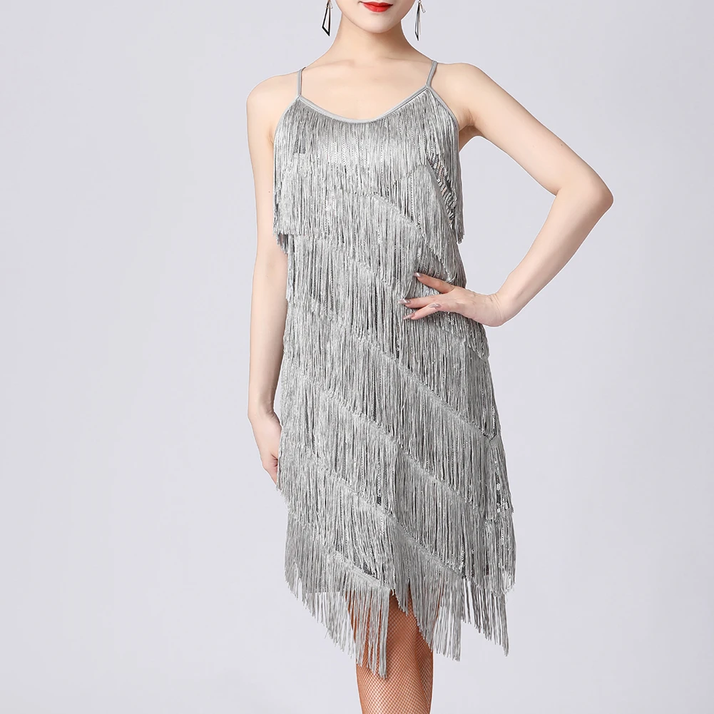 Latin Dance Dress Ballroom Women Dance Competition Dress Fringe Sparkling Shiny Sequin Costume Tango Women's Evening Dresses
Latin Dance Dress Ballroom Women Dance Competition Dress Fringe Sparkling Shiny Sequin Costume Tango Women's Evening Dresses