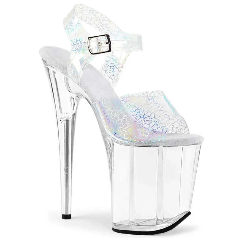 20cm Transparent Waterproof Platform High Heels Transparent Crack Upper Sandals/pole Dancing Model Catwalk Shoes
20cm Transparent Waterproof Platform High Heels Transparent Crack Upper Sandals/pole Dancing Model Catwalk Shoes