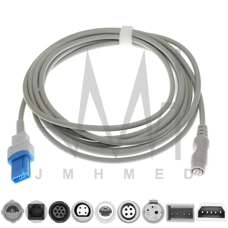 Совместим с 5-контактным Lohmeier M010 Инвазивный Монитор артериального давления IBP кабель Philips BD Edward Abbott Utah преобразователи давления