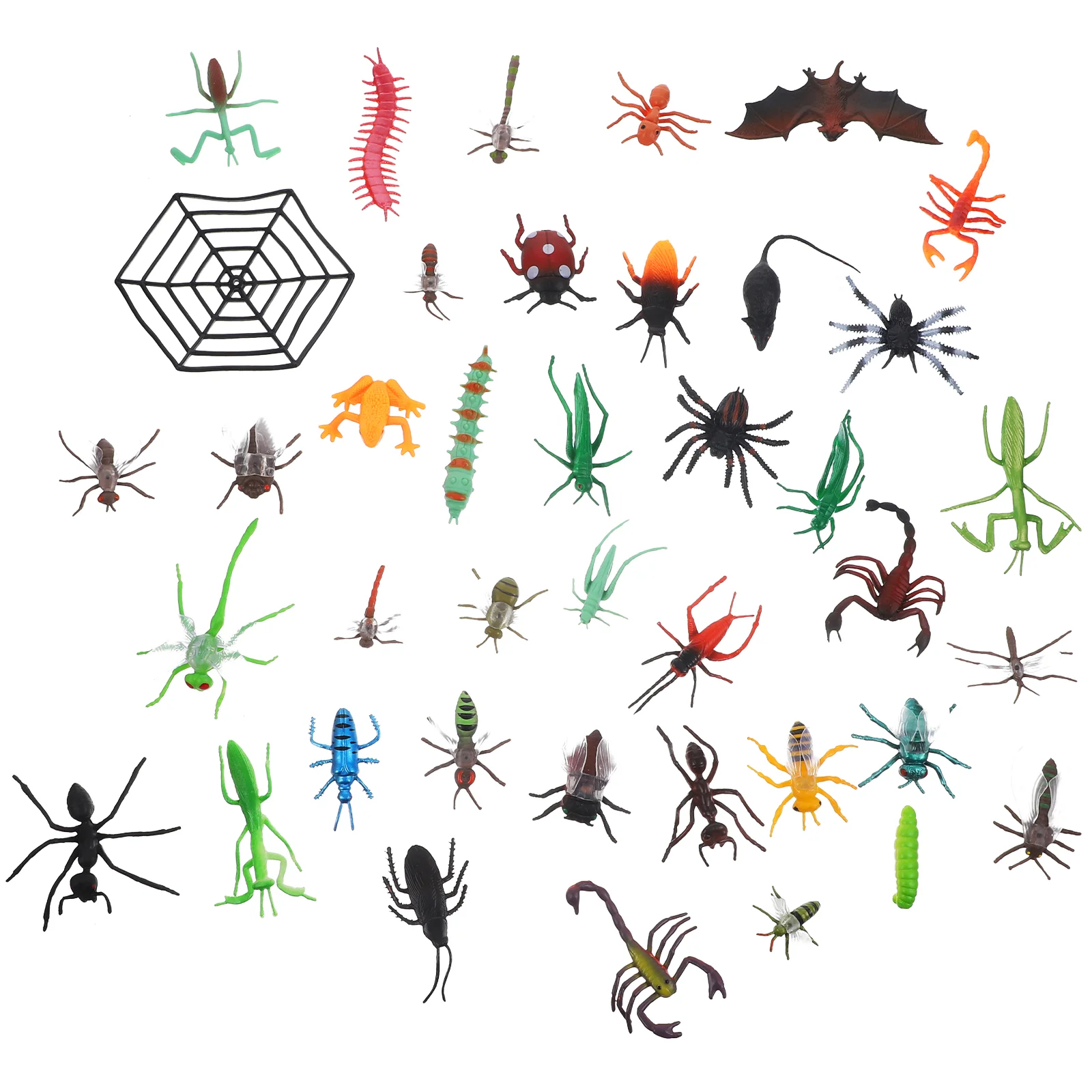 

39 Pcs Insect Model Kids Toy Simulation Insects Sand Table Realistic Toys Plastic Bugs