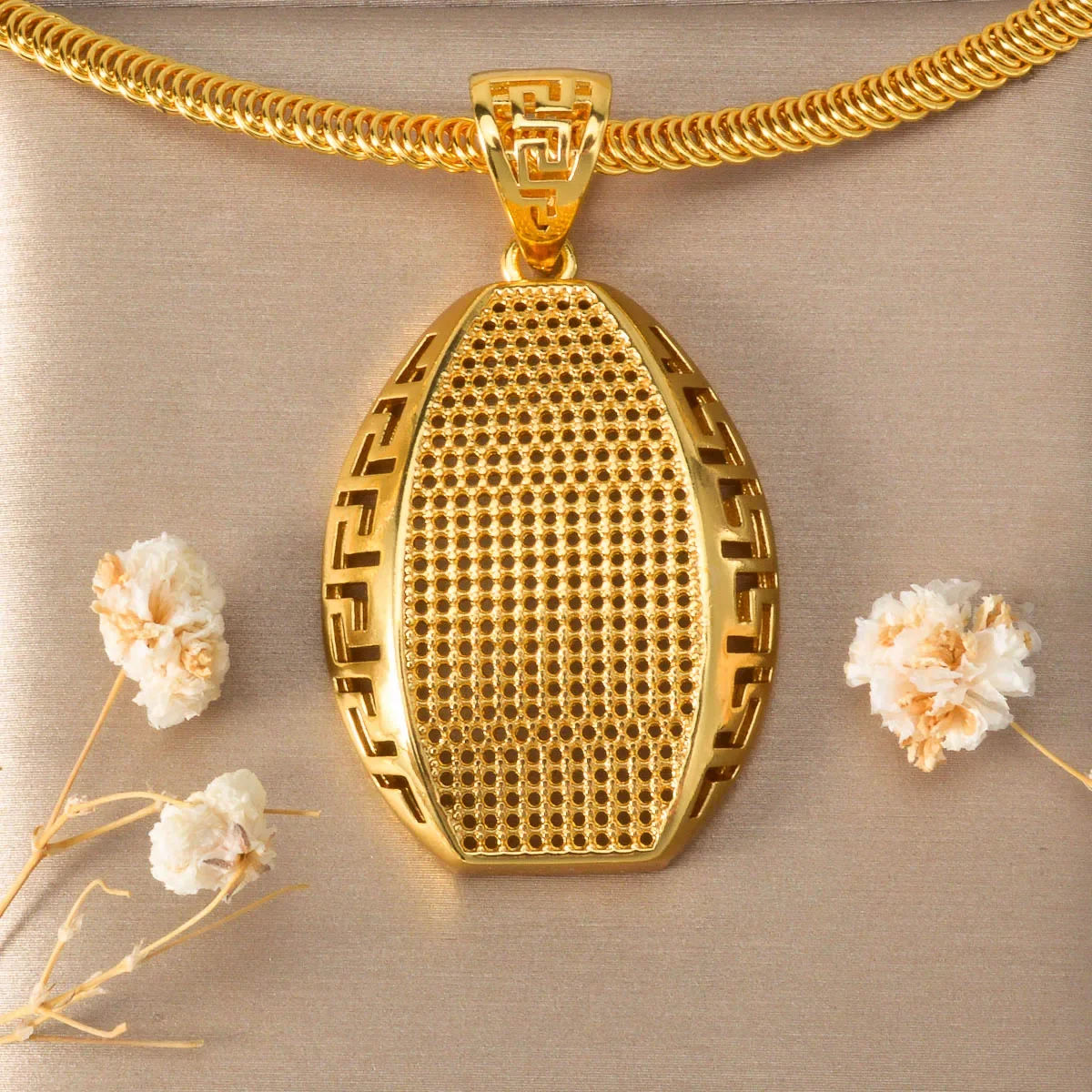 New Style Jewelry Sets Luxury Pendant Earrings Dubai 18k Gold Plated Necklace Party Anniversary Birthday Gifts Accessories 6 Mallzona S875b733f31b84230947a69a8cd5d9d1e4 New Style Jewelry Sets Luxury Pendant Earrings Dubai 18k Gold Plated Necklace Party Anniversary Birthday Gifts Accessories Mallzona