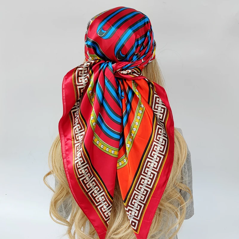 Женские роскошные пляжные шарфы, новинка 2023, летняя модель, популярная модель 90x90 см, Шелковый Хиджаб, модный дизайн квадратных шалей
Женские роскошные пляжные шарфы, новинка 2023, летняя модель, популярная модель 90x90 см, Шелковый Хиджаб, модный дизайн квадратных шалей