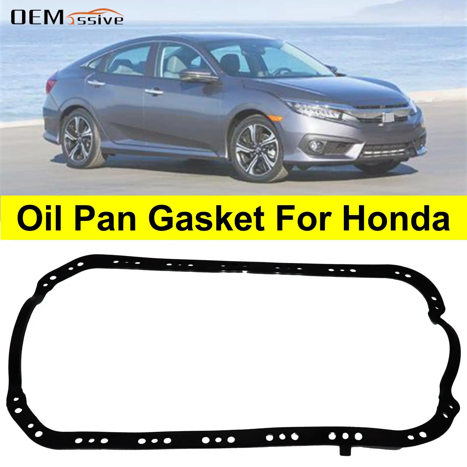 

Car Engine Oil Pan Gasket Replacement parts For Honda Civic Wagovan DX LX Del Sol SOHC D17A1 1668cc 1700cc 1.6L 1.7L 1996-2005