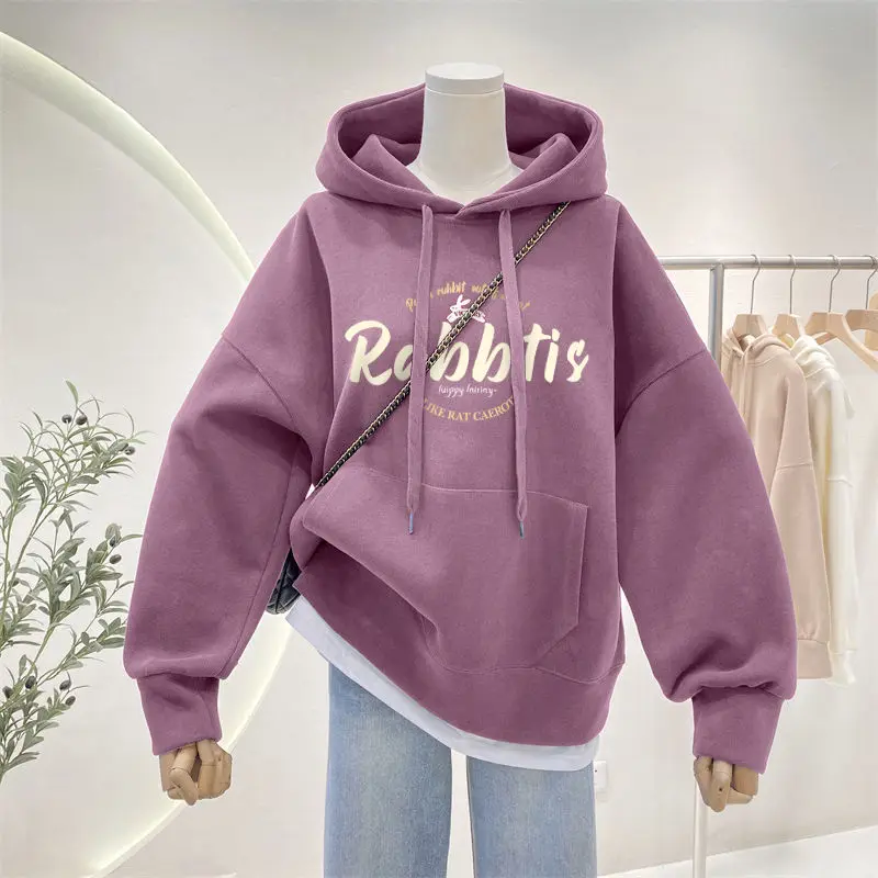 OUSLEE-American Retro Hoodie for Women, Plush and Thickened Hooded Sweatshirt, Trendy Brand, Ins Sweater Coat, Spring and Autumn
OUSLEE-American Retro Hoodie for Women, Plush and Thickened Hooded Sweatshirt, Trendy Brand, Ins Sweater Coat, Spring and Autumn