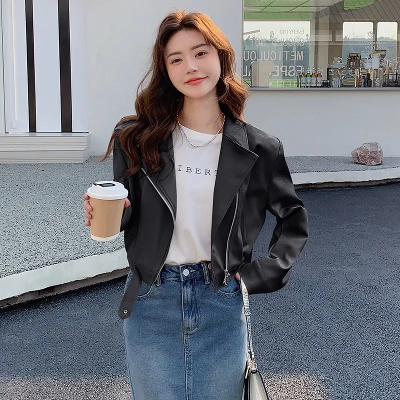 Motorcycle Leather Jacket Jacket Female Spring and Fall New Net Red Fried Street Small Size Short Jacket Top Tide Embroidery
Motorcycle Leather Jacket Jacket Female Spring and Fall New Net Red Fried Street Small Size Short Jacket Top Tide Embroidery