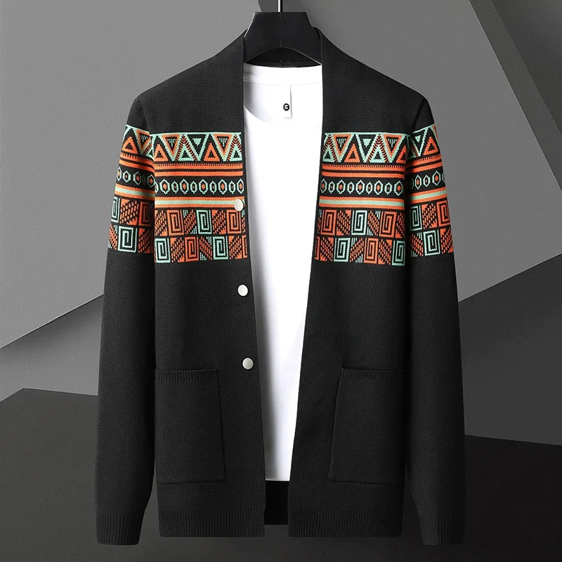 High end retro ethnic style knitted cardigan men's autumn 2024 new brand trend jacquard shawl casual versatile sweater coat
High end retro ethnic style knitted cardigan men's autumn 2024 new brand trend jacquard shawl casual versatile sweater coat