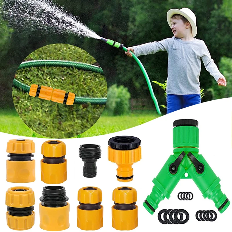 22/31Pcs Garden Hose Quick Connector Set Pipe Coupler Stop Water Connector Hose Coupling Joint Yard Yard Irrigation Accessories
22/31Pcs Garden Hose Quick Connector Set Pipe Coupler Stop Water Connector Hose Coupling Joint Yard Yard Irrigation Accessories