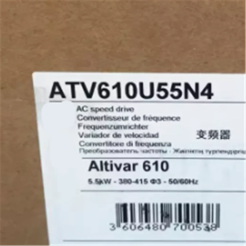 Новый ATV12H055M2 ATV610U55N4 ATV610U75N4 ATV610D11N4 ATV610D15N4 ATV610D18N4 ATV610D22N4 ATV610D30N4
Новый ATV12H055M2 ATV610U55N4 ATV610U75N4 ATV610D11N4 ATV610D15N4 ATV610D18N4 ATV610D22N4 ATV610D30N4