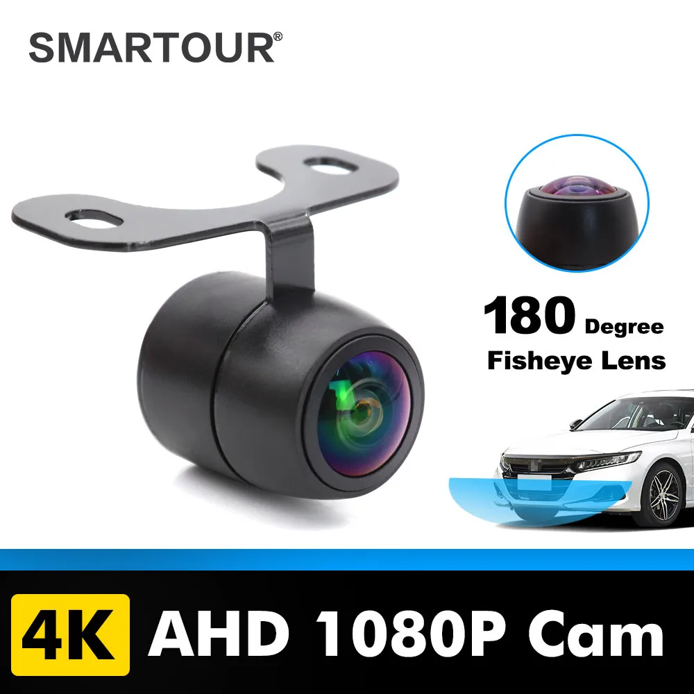 

AHD 1080P Car Rear View Camera Night Vision Reversing Auto Parking IP68 Waterproof CCD Auto Backup Monitor 180 Degree HD Image