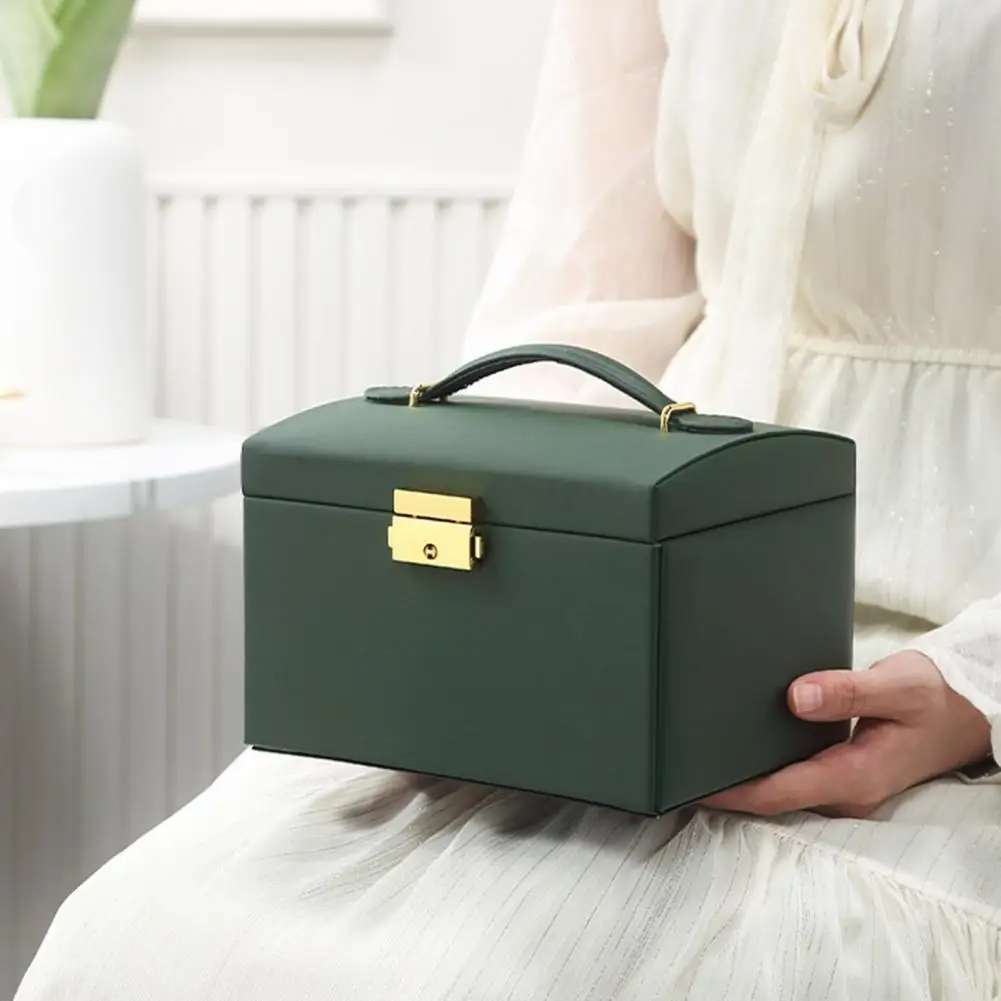 Faux Leather Jewelry Box Jewelry Storage Holder Elegant Faux Leather Jewelry Storage Box with Mirror Portable for Earrings
Faux Leather Jewelry Box Jewelry Storage Holder Elegant Faux Leather Jewelry Storage Box with Mirror Portable for Earrings