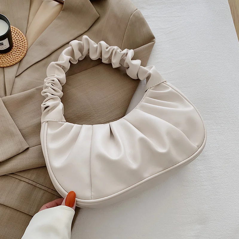 2023 New Solid Color Cloud Pleated Handlebags for Women PU Bags Leisure Tote Bag Female Shopping Shoulder Bags Dumpling Handbag
2023 New Solid Color Cloud Pleated Handlebags for Women PU Bags Leisure Tote Bag Female Shopping Shoulder Bags Dumpling Handbag