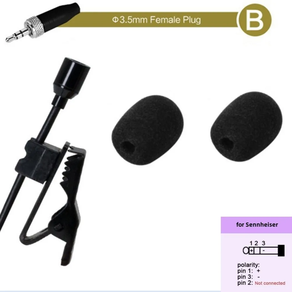 1pc Microphone Lavalier Lapel Mic Compact Miniature Broadcast Quality Detachable Tie-clip Black Music Instruments Accessories
1pc Microphone Lavalier Lapel Mic Compact Miniature Broadcast Quality Detachable Tie-clip Black Music Instruments Accessories