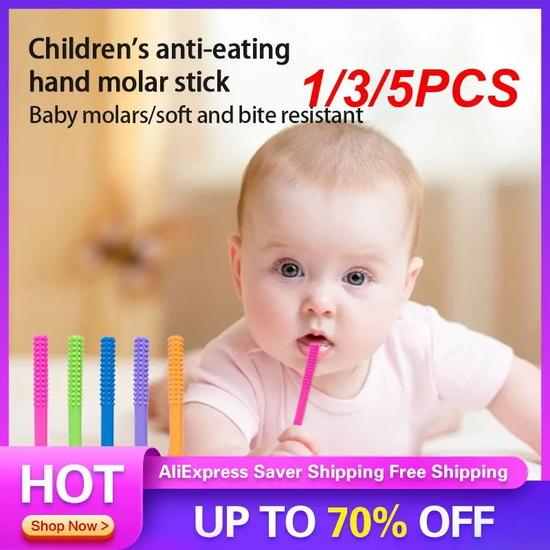 1/3/5 шт., силиконовая Игрушка-прорезыватель для зубов
1/3/5 шт., силиконовая Игрушка-прорезыватель для зубов