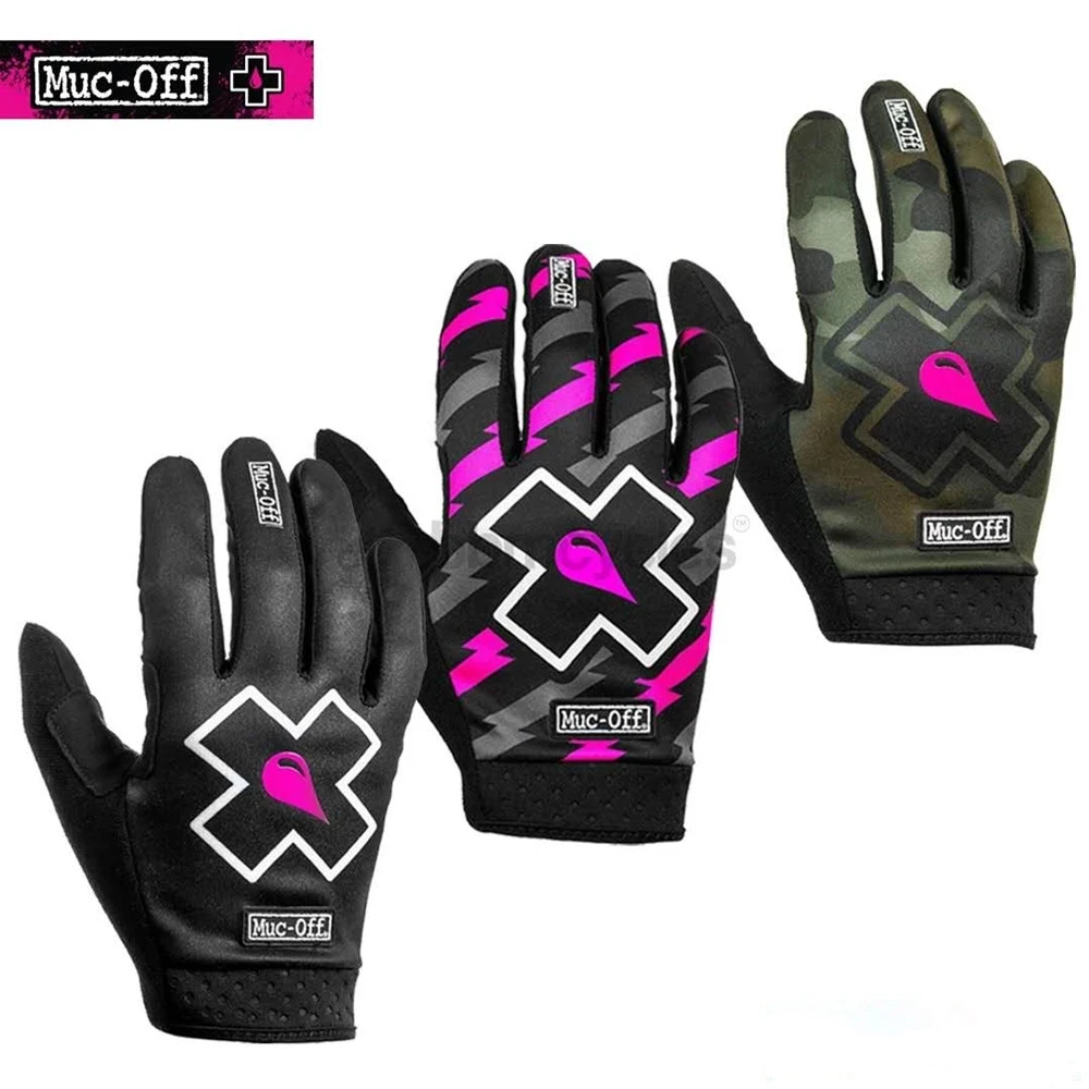 

NEW Cycling muc off Moto Gloves Top Mountain Bike mx Glove Pink motorcycle Gloves Top Motocross Glove Men bmx Glove t1