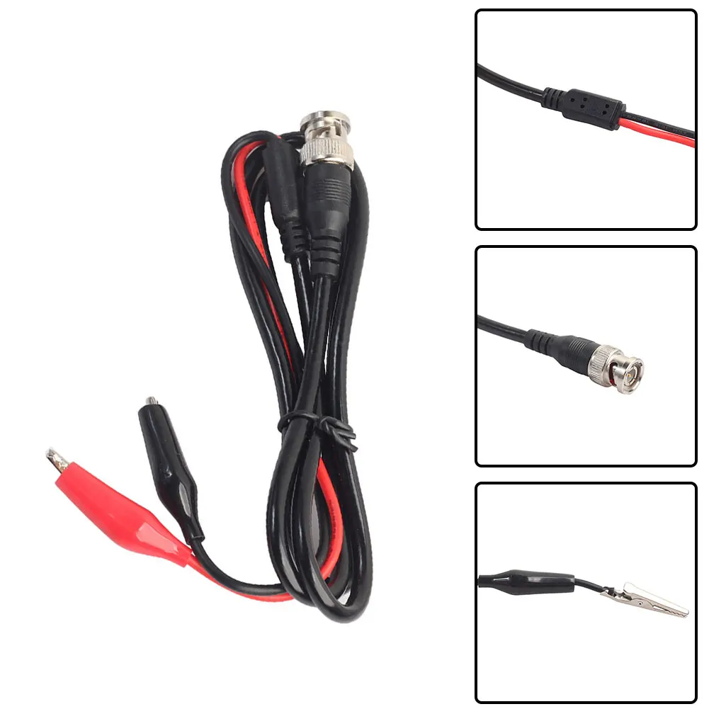 P1007 P1011 BNC Male Plug To Q9 Dual Hook Clip Test Probe Cable Leads 120CM With 2 Probes 500V Test Hook Oscilloscope Accessorie
P1007 P1011 BNC Male Plug To Q9 Dual Hook Clip Test Probe Cable Leads 120CM With 2 Probes 500V Test Hook Oscilloscope Accessorie
