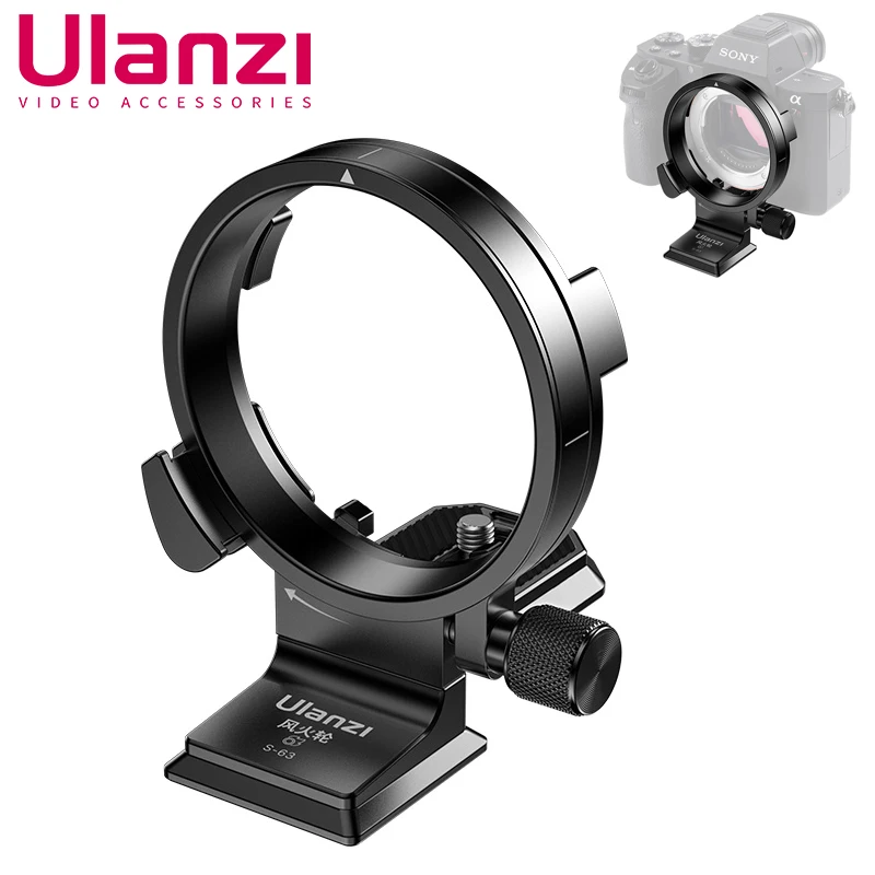 Ulanzi S-63 for Sony ZV-E1/A7C/A7M3/A7M4/A7R3 Horizontal and Vertical Shooting Camera Ring Arca Swiss for 63.5 Diameter Lens
Ulanzi S-63 for Sony ZV-E1/A7C/A7M3/A7M4/A7R3 Horizontal and Vertical Shooting Camera Ring Arca Swiss for 63.5 Diameter Lens