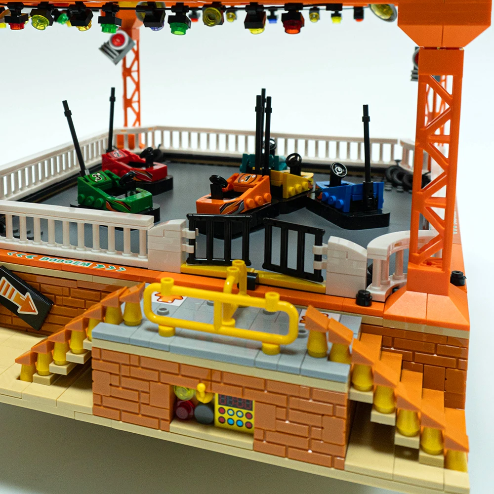 Creative Amusement Park: Bumper Car Building Blocks Set, Urban Street View Assembly, Building Blocks, Children's Toys 1099pcs Creative Amusement Park: Bumper Car Building Blocks Set, Urban Street View Assembly, Building Blocks, Children's Toys 1099pcs