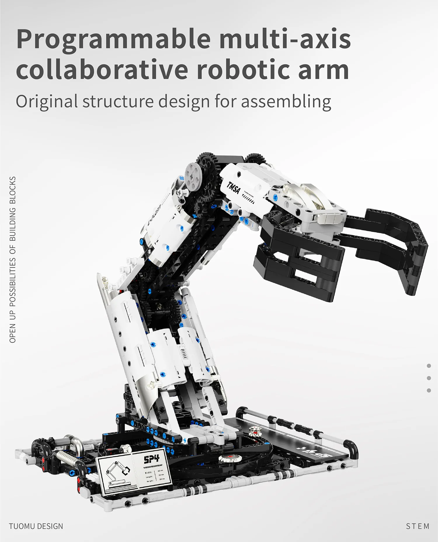 IN STOCK T2007 Technical Programming the Robotic Arm Building Blocks Bricks Assembling Model Toys for Boys Christmas Gifts Sets IN STOCK T2007 Technical Programming the Robotic Arm Building Blocks Bricks Assembling Model Toys for Boys Christmas Gifts Sets