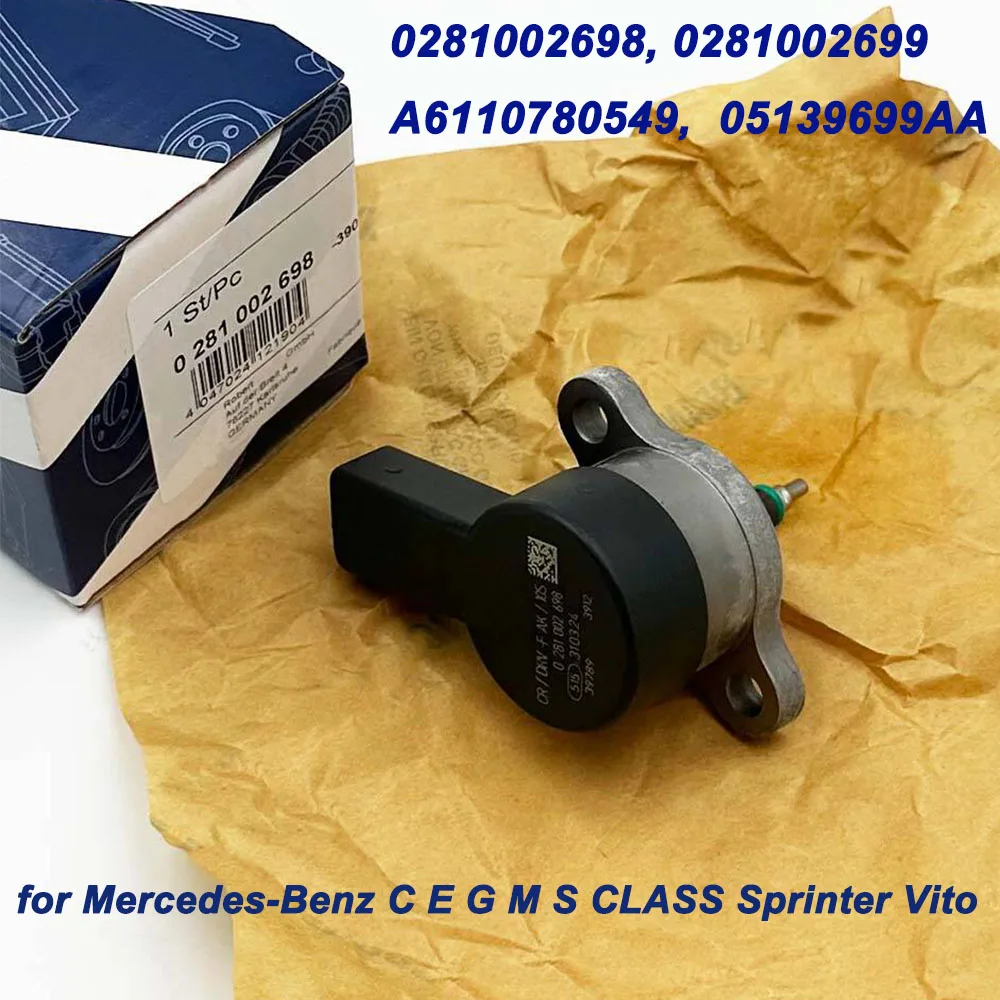 Топливный рельсовый клапан контроля давления DRV 0281002698 0281002699 для Mercedes-Benzz C E G M-Class Sprinter Vito 6110780549 A611078054
Топливный рельсовый клапан контроля давления DRV 0281002698 0281002699 для Mercedes-Benzz C E G M-Class Sprinter Vito 6110780549 A611078054
