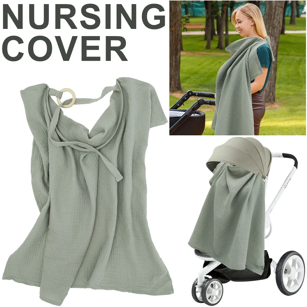 New Nursing Cover Breathable Privacy Nursing Covers Soft Comfortable Cotton Breastfeeding Cover Lightweight Portable Nursing
New Nursing Cover Breathable Privacy Nursing Covers Soft Comfortable Cotton Breastfeeding Cover Lightweight Portable Nursing