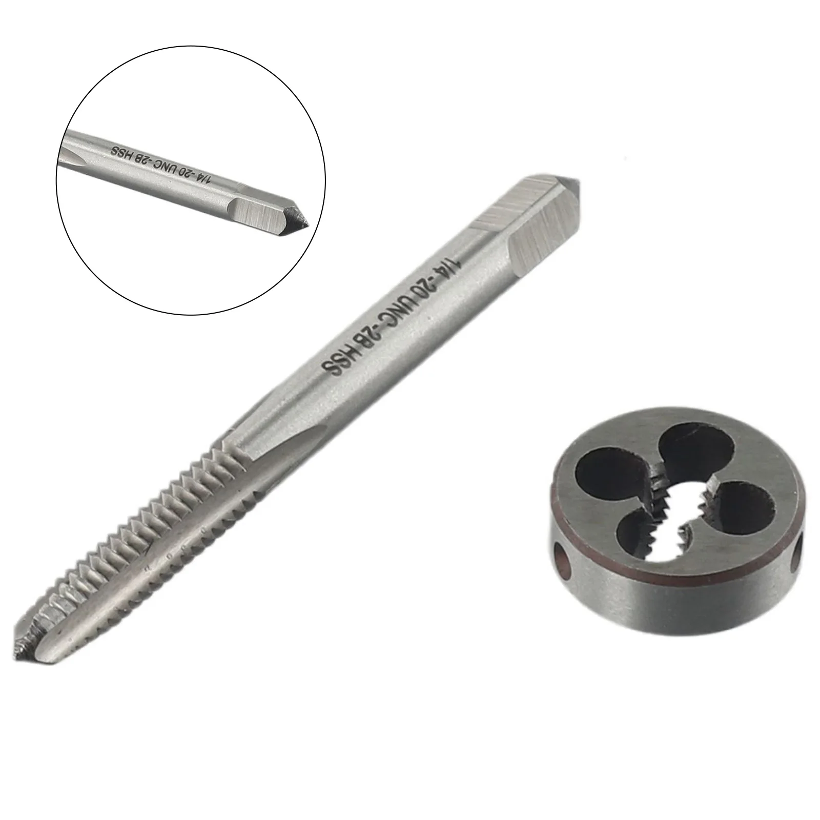 Aluminum Tap Die For Muzzle Work Die Set High Speed Steel Machine R1/4 Right Hand Thread Tap \"-20 1/4\"-20UNC
Aluminum Tap Die For Muzzle Work Die Set High Speed Steel Machine R1/4 Right Hand Thread Tap \"-20 1/4\"-20UNC