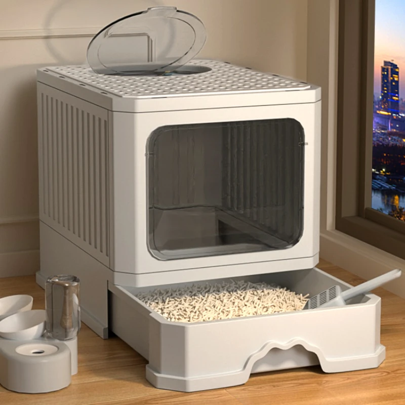 Convenient Drawer Cat Bedpans Portable Enclosed Hidden Cat Bedpans Leak Proof Training Kedi Tuvaleti Cats Supplies WZ50CB
Convenient Drawer Cat Bedpans Portable Enclosed Hidden Cat Bedpans Leak Proof Training Kedi Tuvaleti Cats Supplies WZ50CB