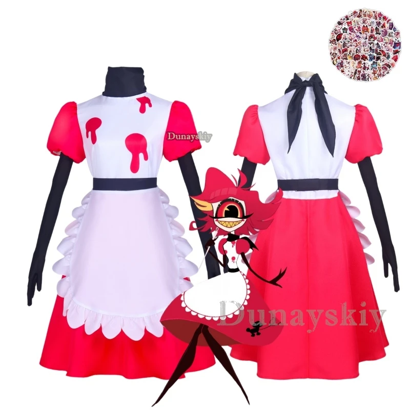 Hazbin Niffty Cosplay Costume Maid Dress Sinner Demon Hote for Adult Woman Halloween Carnival Christmas Role Play Prop
Hazbin Niffty Cosplay Costume Maid Dress Sinner Demon Hote for Adult Woman Halloween Carnival Christmas Role Play Prop