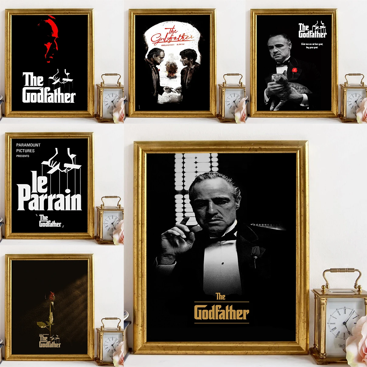 The Godfather Movie Poster Decoration Posters for Wall Decor Decorative Paintings Art Home Painting on Canvas Print Decorations
The Godfather Movie Poster Decoration Posters for Wall Decor Decorative Paintings Art Home Painting on Canvas Print Decorations