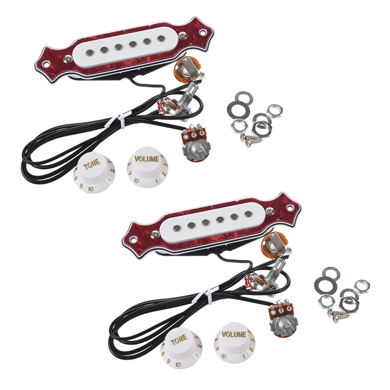 

2X Single Coil Magnetic Acoustic Guitar Pickup