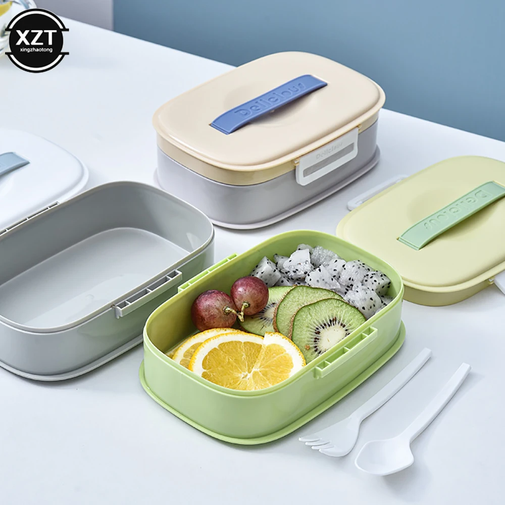 

304 Stainless Steel Portable Lunch Box for School Kids Picnic Bento Box Microwave Food Box with Compartments Storage Containers