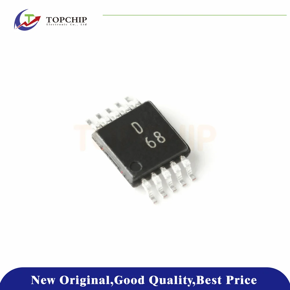 

1Pcs New Original D68 AD9833BRMZ-REEL7 2.3V~5.5V 28b 10 MSOP-10 Direct Digital Synthesis (DDS)