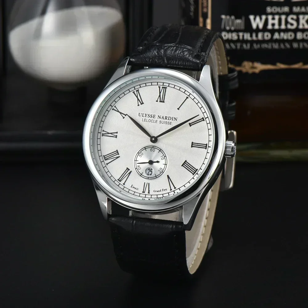 

Luxury Wathc Strap Delicate AAA Hand Dial Reproduction Fashion Casual Green Black Good Quality Mens Quartz Watch