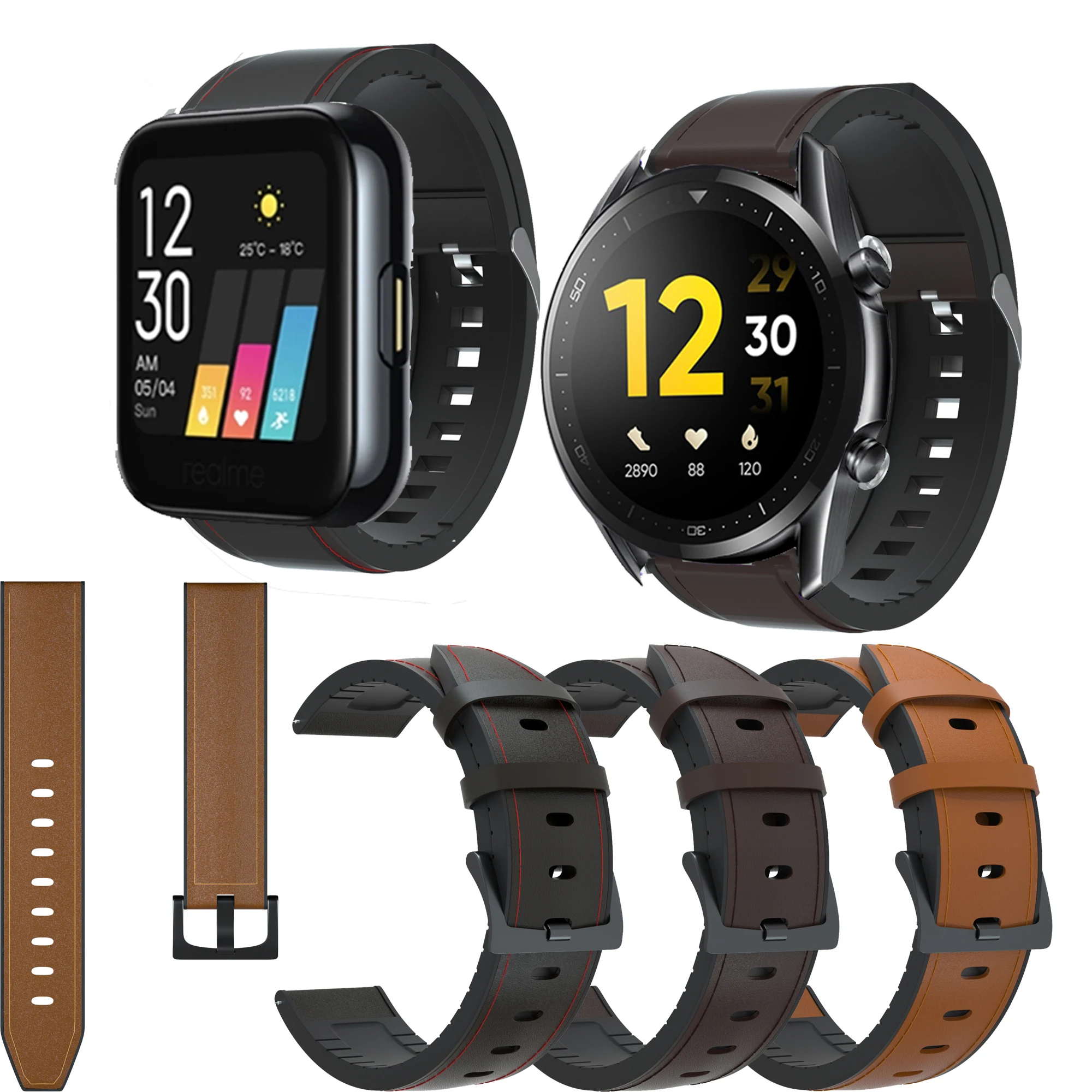 20 22mm Leather Watchband for Realme Watch S Smart Watch Strap Sport Bracelet Replacement Band for Realme Watch Wristband correa
20 22mm Leather Watchband for Realme Watch S Smart Watch Strap Sport Bracelet Replacement Band for Realme Watch Wristband correa