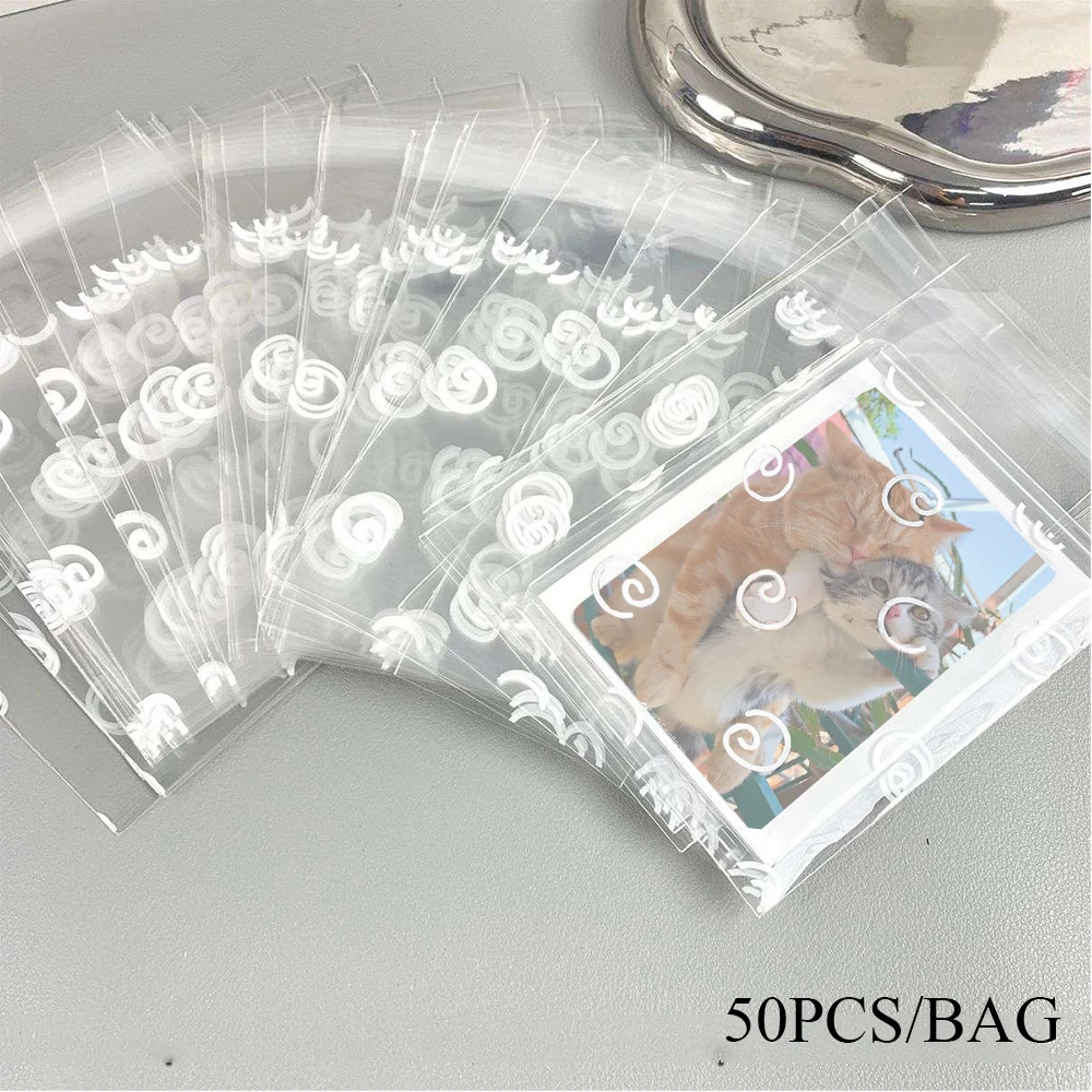 

Self-adhesive Opp Storage Bag Self Sealing Kpop Idols Cards Protector Cover Photocard Holder Card Bag Packaging Bag Cookie Bag