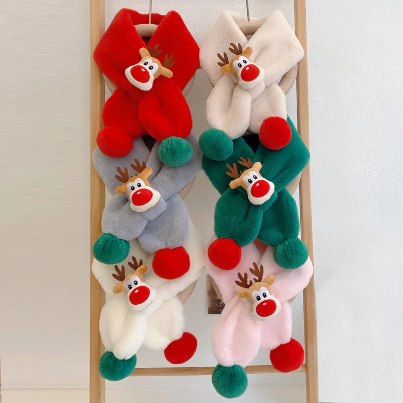 Children's Scarf Winter Warm Baby Plush Neck Thickened Boys and Girls' Windproof Neck Cute Christmas Deer Scarf FD56093619
Children's Scarf Winter Warm Baby Plush Neck Thickened Boys and Girls' Windproof Neck Cute Christmas Deer Scarf FD56093619