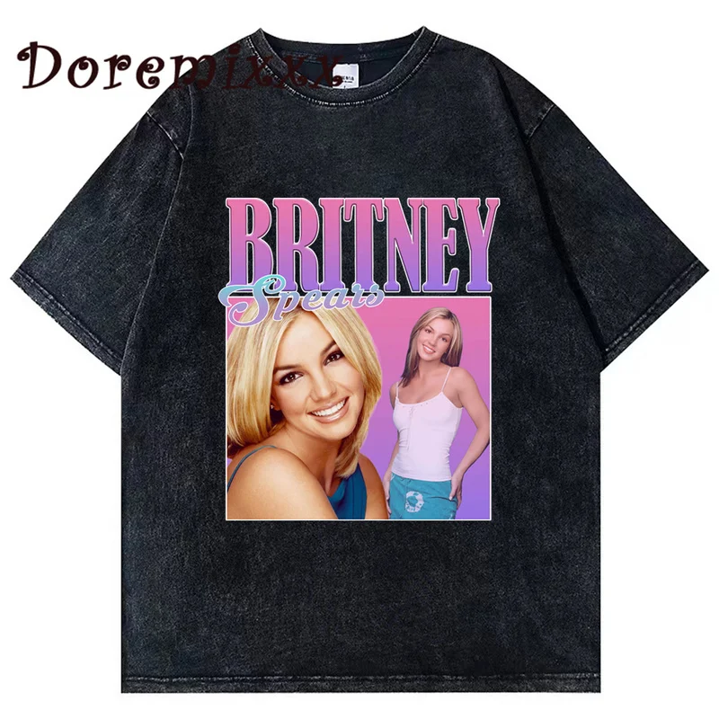 Футболки унисекс с эффектом потертости, футболка с рисунком Бритни Спирса, забавная футболка, уличная одежда унисекс, мужские повседневные футболки
Футболки унисекс с эффектом потертости, футболка с рисунком Бритни Спирса, забавная футболка, уличная одежда унисекс, мужские повседневные футболки