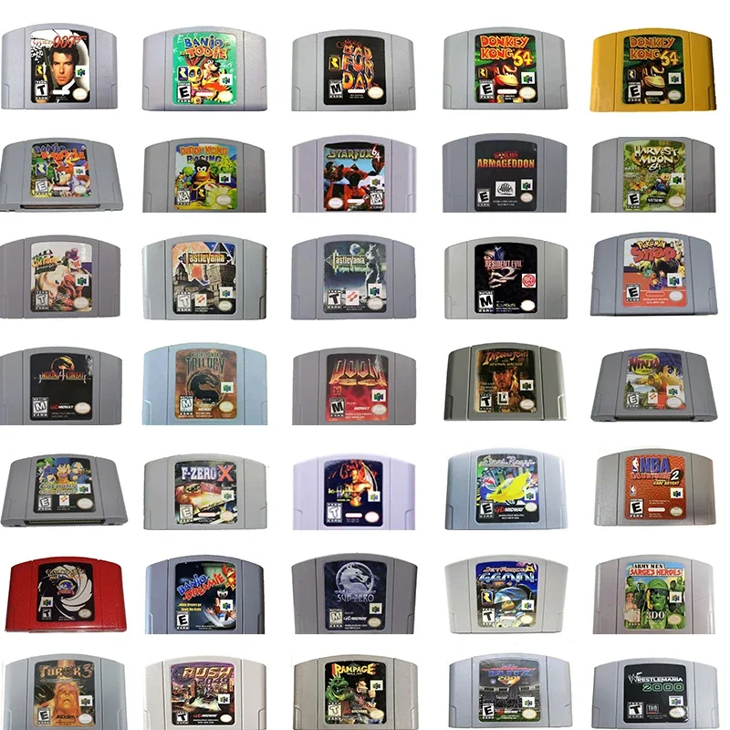 Nintendo Mario Pokemon Donkey Kong Sonic N64 Game Card Series American Version Japanese Cartoon Card Boutique Toys and Gifts
Nintendo Mario Pokemon Donkey Kong Sonic N64 Game Card Series American Version Japanese Cartoon Card Boutique Toys and Gifts