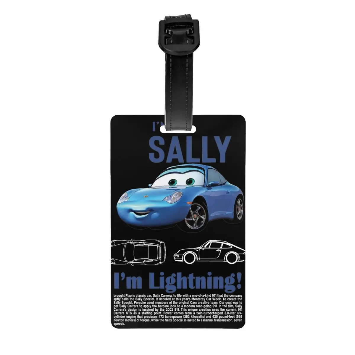 

Luggage Tag Sally I'm Lightning Cars Mcqueen Holder Baggage Boarding Tags Name ID Address Luggage Bag Case Tags Luggage Tag Gift