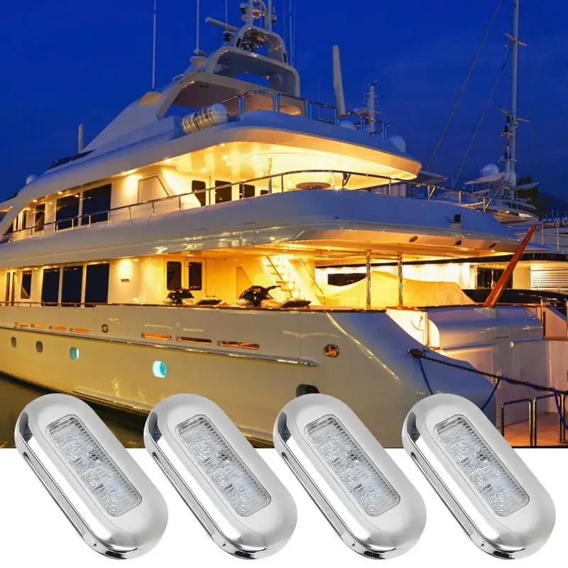 Courtesy Lights Marine Waterproof Deck LED 3LED Stainless Steel Frame For Car Ship Bright Waterproof Surface Mount Designed
Courtesy Lights Marine Waterproof Deck LED 3LED Stainless Steel Frame For Car Ship Bright Waterproof Surface Mount Designed