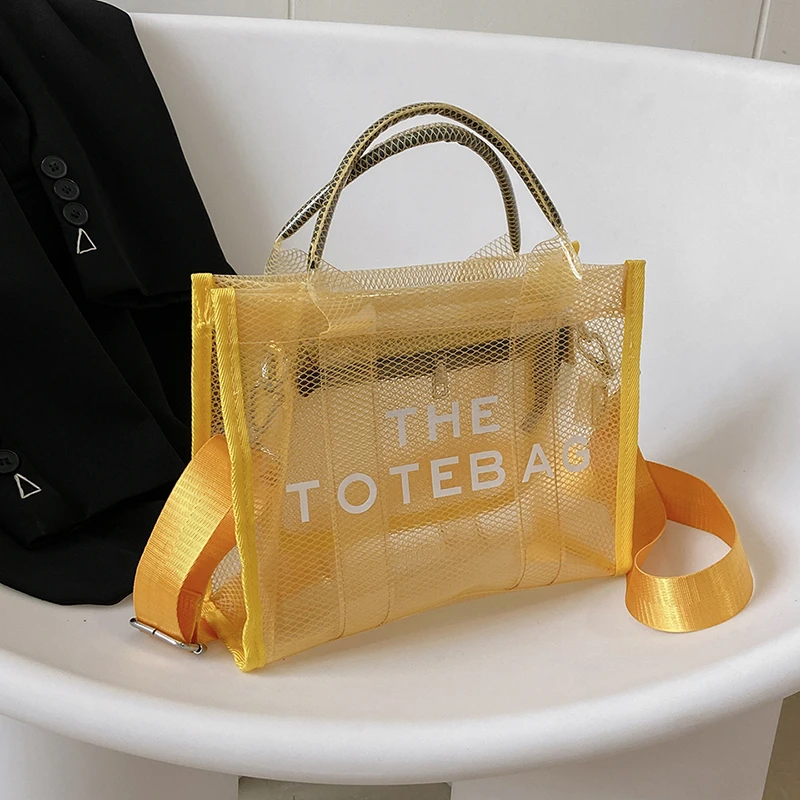 The Tote Bag Luxury Women's Handbags Female Bag Transparent PVC Large Capacity Fashion Bags Out Party Casual Black White Blue
The Tote Bag Luxury Women's Handbags Female Bag Transparent PVC Large Capacity Fashion Bags Out Party Casual Black White Blue