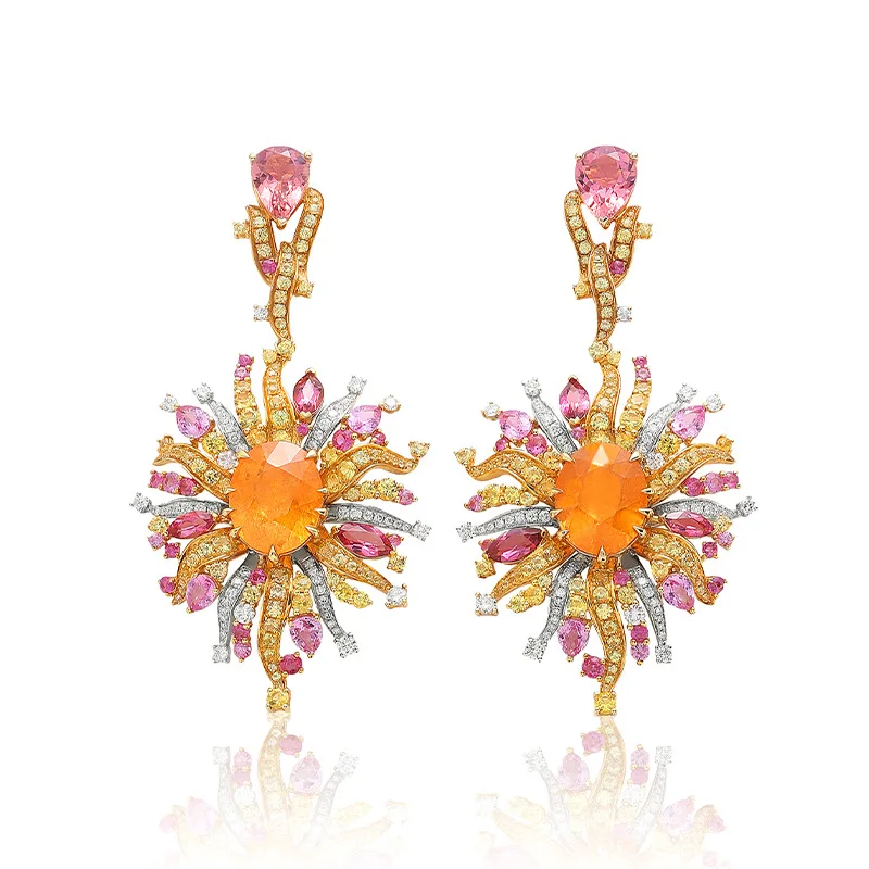 Foydjew French Style Retro Micro-inlaid with Yellow Diamond Sunflower Earrings Medieval Aesthetic Design Long Dangle Earring
Foydjew French Style Retro Micro-inlaid with Yellow Diamond Sunflower Earrings Medieval Aesthetic Design Long Dangle Earring