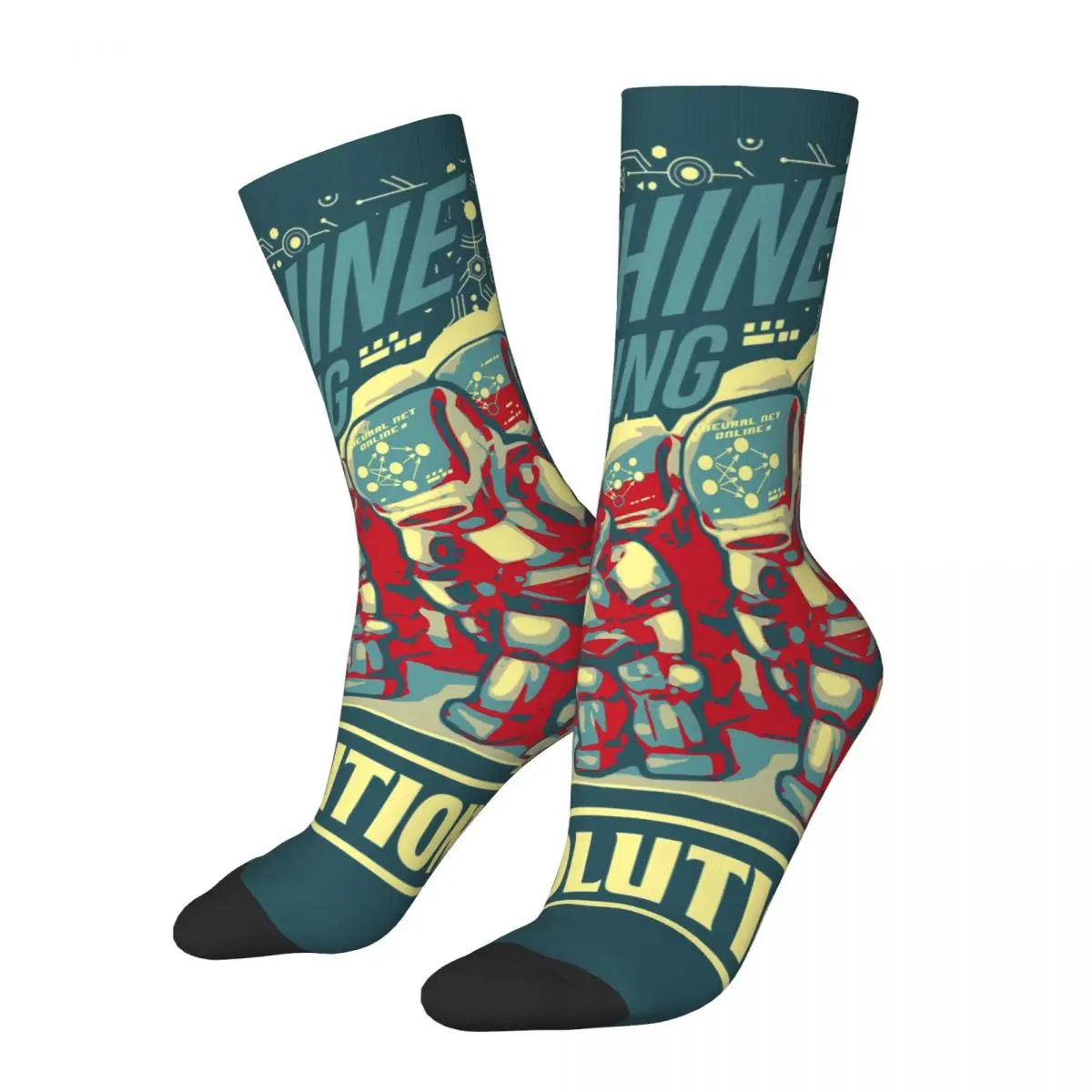 

Funny Machine Learning Men's Socks Vintage Harajuku Trust Me I am an Engineer Novelty Casual Crew Crazy Sock Gift Printed