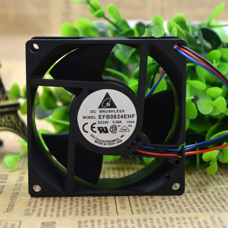 

New CPU Fan For Delta EFB0824EHF 24V 0.35A CT Frequency Converter Fan 8CM 8032 80*80*32mm