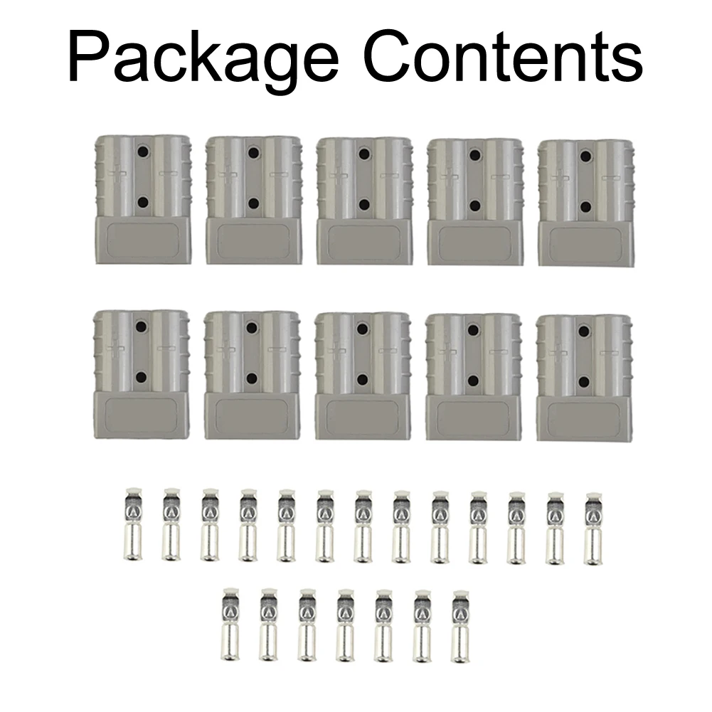 10pcs For Ander-Son Quick Connector 50A Battery Charging Plug Kit Silver Bipolar Copper 12-24V DC Power Tools Accessories
10pcs For Ander-Son Quick Connector 50A Battery Charging Plug Kit Silver Bipolar Copper 12-24V DC Power Tools Accessories